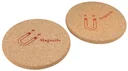 Topfuntersetzer, Ø 19 cm aus Kork, magnetisch, 2 Stück