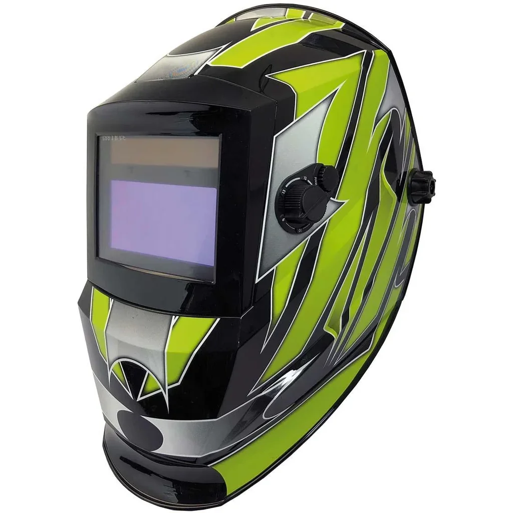 Schweißerhelm automatisch mit farblosem Mineralglas - DIN 4/9-13