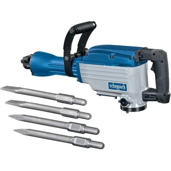 Aufbrechhämmer AB1600 - 1600W | 230V | 50J | Inkl. Koffer und 4 Meißel