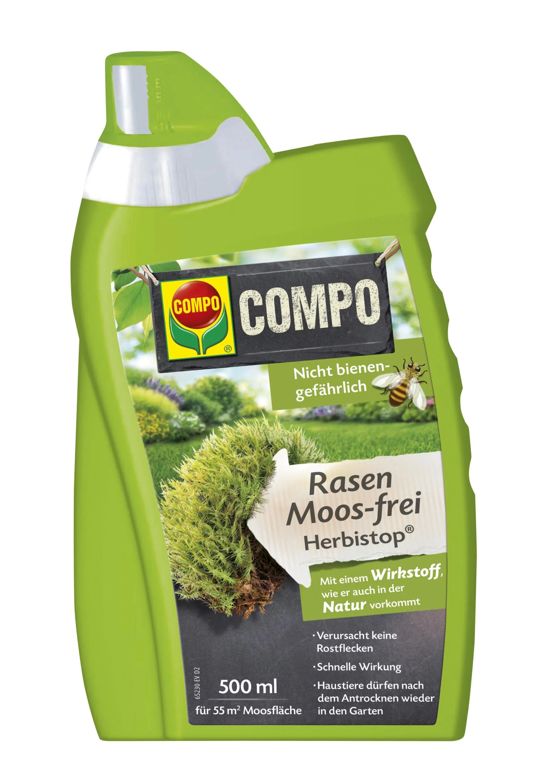 Bio Rasen Moos-frei Herbistop, 500 ml
