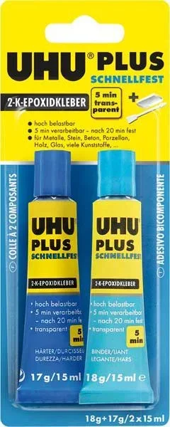 2-Komponenten-Epoxidharzkleber "Plus Schnellfest"