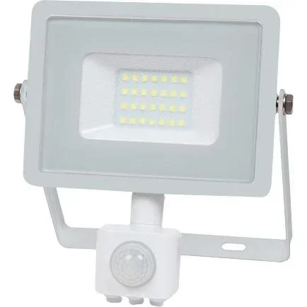 VT-20-S-W LED-Scheinwerfer mit Sensor - 20 W - 1600 Lm - 4000K - weiß