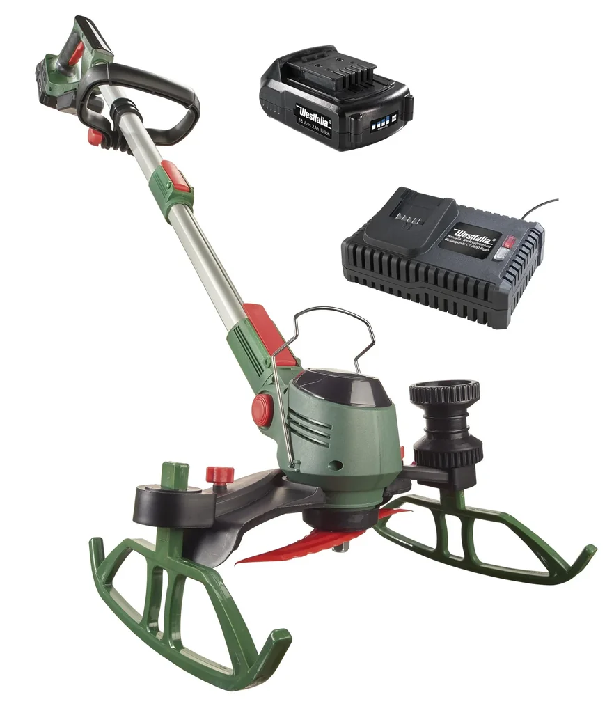 Akku-Trimmer "5 in 1 X-Slider", 18 V mit 2 Ah Akku und Schnellladegerät