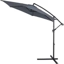 Sonnenschirm Aluminium Ø 300cm anthrazit mit UV-Schutz 40+