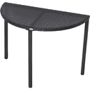 Rattan Balkontisch halbrund
