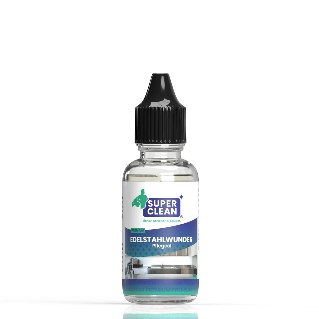 Edelstahl Wunder Konzentrat 30 ml - Hocheffizienter, schonende Edelstahl-Glanzpflege
