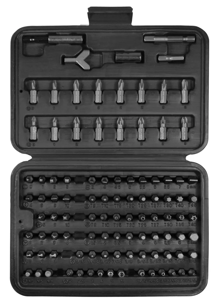 Bitsortiment, 1/4", 100-teilig