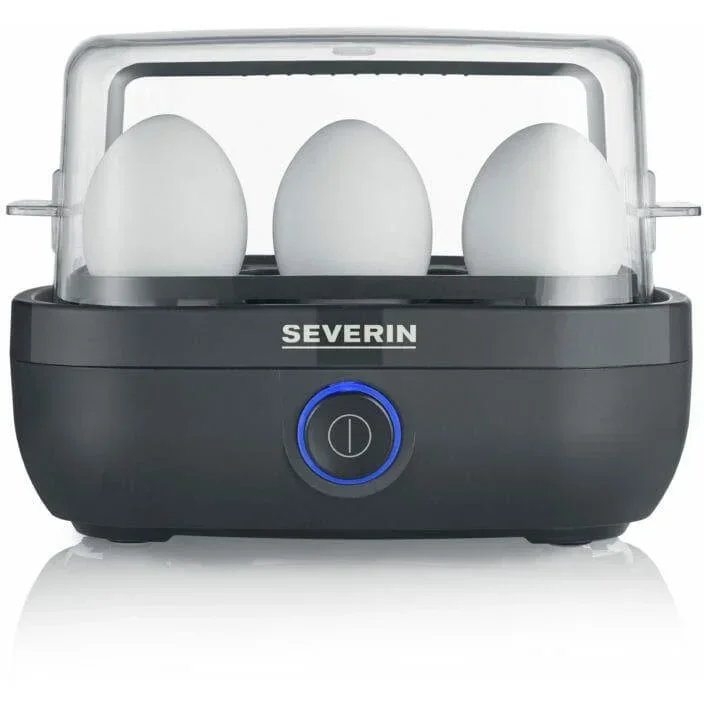 Eierkocher für 6 Eier - 420 Watt - Schwarz
