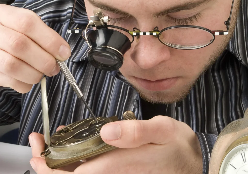 Klemmlupe für Brillen, mit 3-facher Vergrößerung