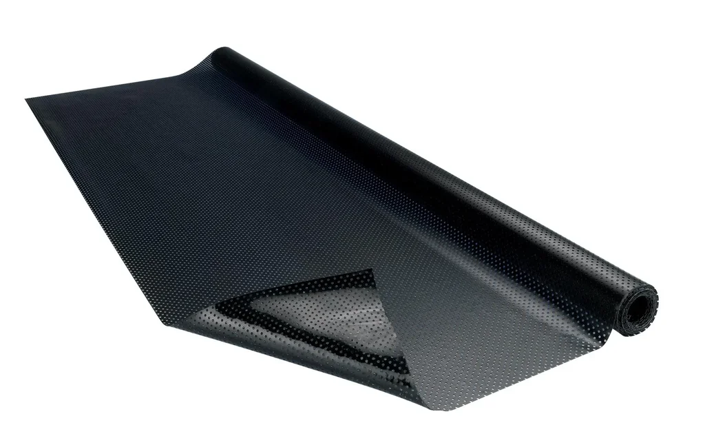 Sonnenschutzfolie perforiert, Schwarz, 56 x 200 cm