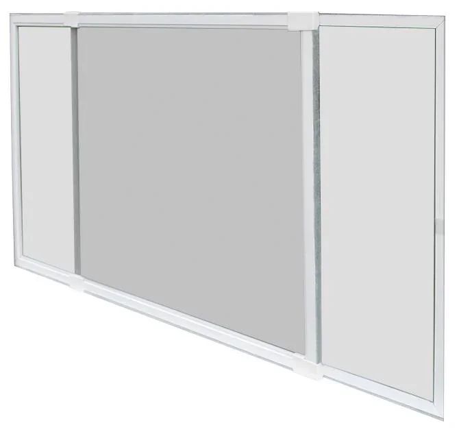 Insektenschutz Schiebe-Fenster 50x75-142 cm weiß