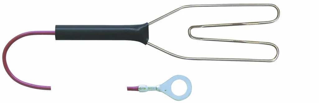 Zaunanschlusskabel Herzklemme, Kabellänge 125 cm