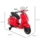 Spielzeug-Kindermotorrad, rot