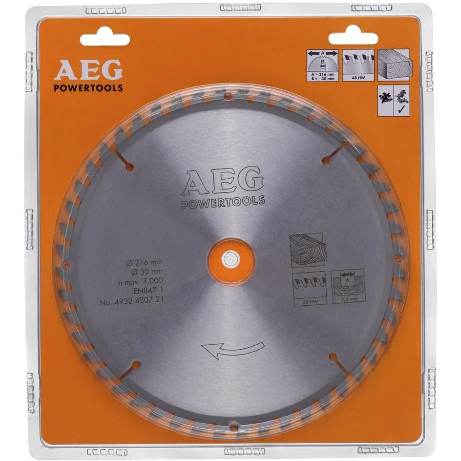 Kreissägeblätter CircS216x30x48Z -1pc