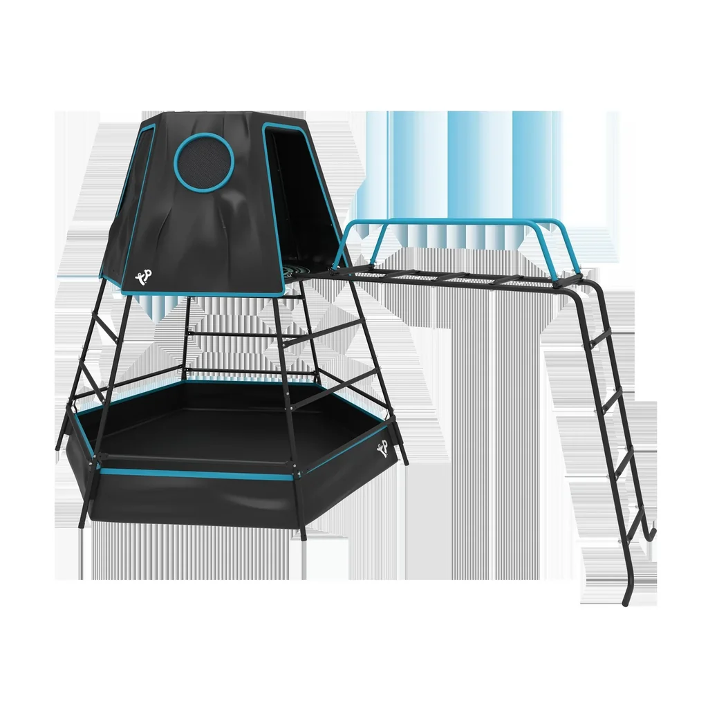 Klettergerüst Spielturm Explorer schwarz