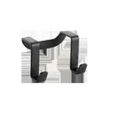 Doppelhaken "Origin Lava", Schwarz, matt, 6 x 4 x 4 cm