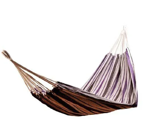 Hängematte Hängeliege Mehrpersonen Familien 210x150cm 210kg Lila-Weiß