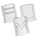 Zusatz-Klingen Messerset, 3-teilig für Wechselklingen-Hobel Nicer Dicer Speed Art. 966417