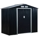 Gartenhaus - mit Fundament - Metall - 213 x 130 x 185 cm