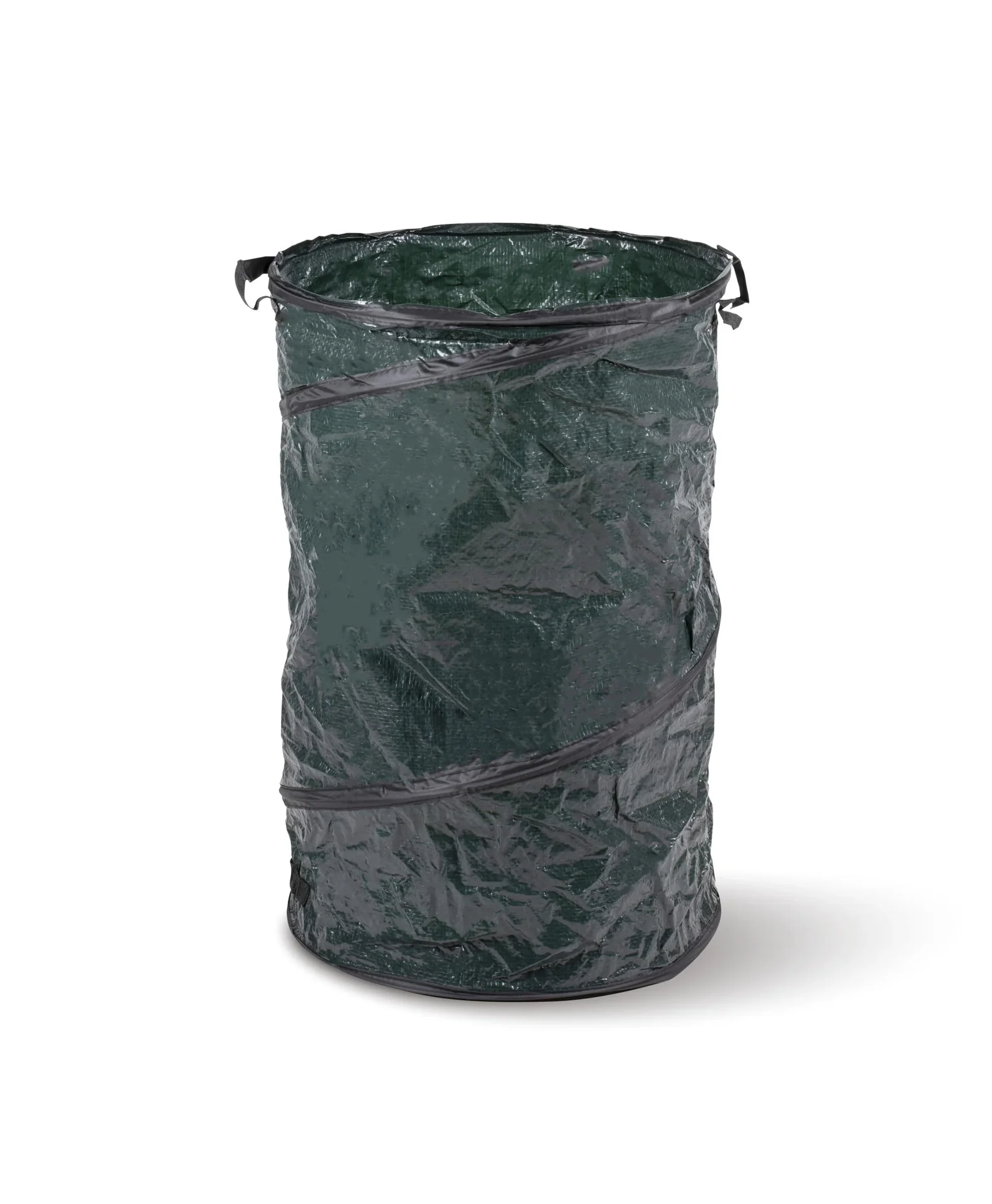 Gartenabfallsack Pop-Up, 120 Liter, Dunkelgrün, 75 x 45 cm