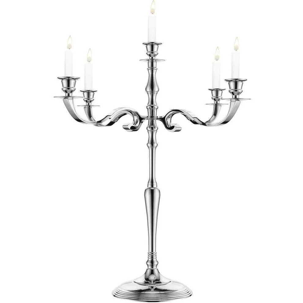 Kerzenleuchter 80cm silber