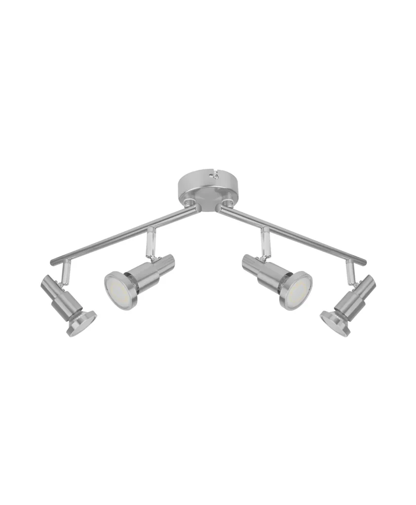 LED Spot Deckenanbau Leuchte GU10 4 x 3 Watt, mit 4 Spots