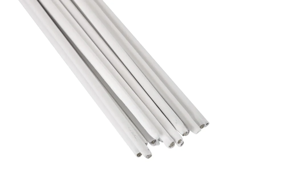 Neusilber Hartlot, 5 Stangen je 333 mm