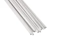 Neusilber Hartlot, 5 Stangen je 333 mm