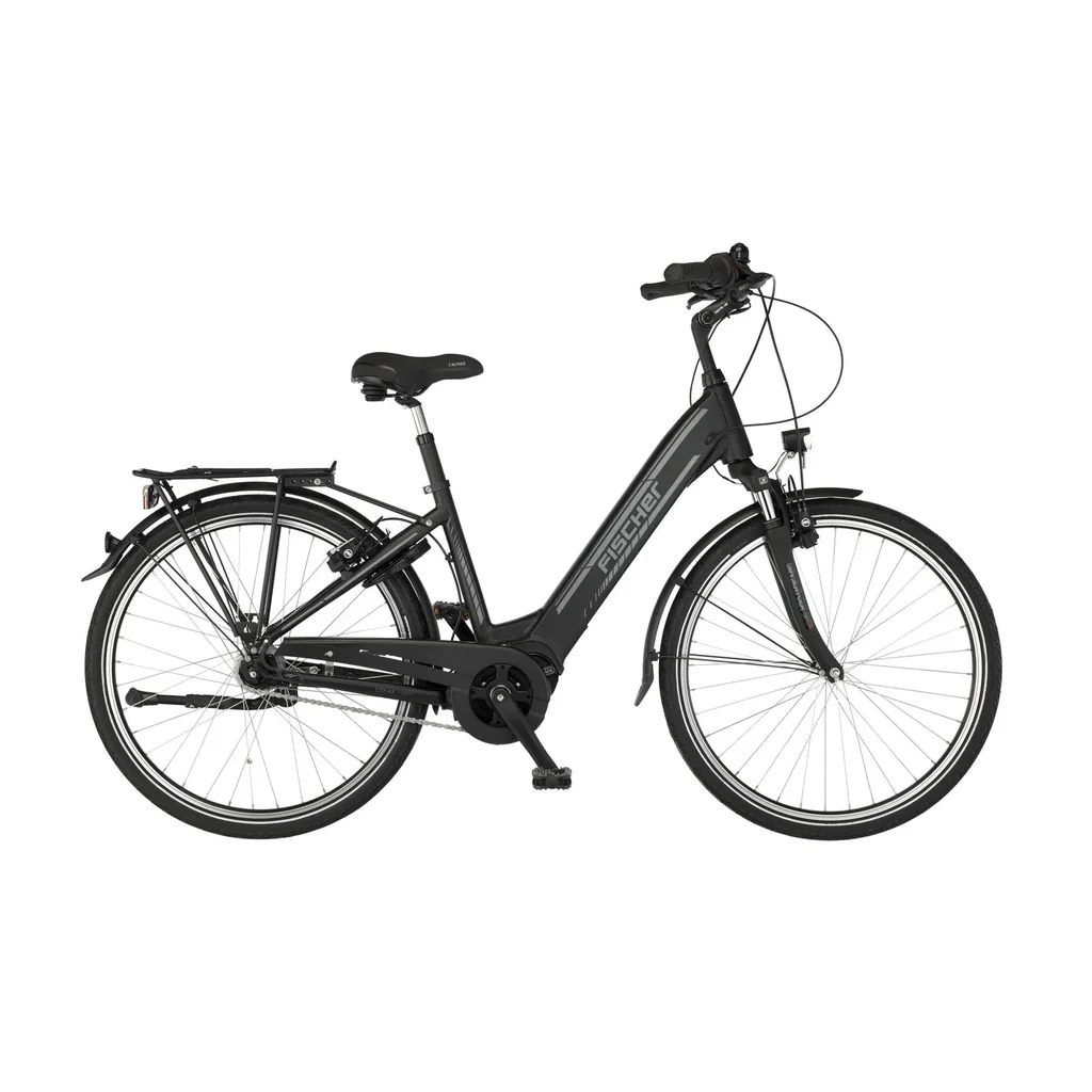 Unisex E-Bike City, 28 Zoll, Rahmengröße 41cm, 7-Gang Nabenschaltung, schwarz matt, CITA 4.1i
