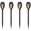 VT-724-4 LED Solar Taschenlampe - Gartenbeleuchtung mit Solarenergie - 4 Stück