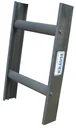Kaminkehrerleiter, Alu, Farbe anthrazit, 7 Sprossen, B 33/ L 200 cm