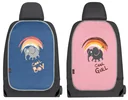 Rückenlehnenschutz "Cool Girl", rosa