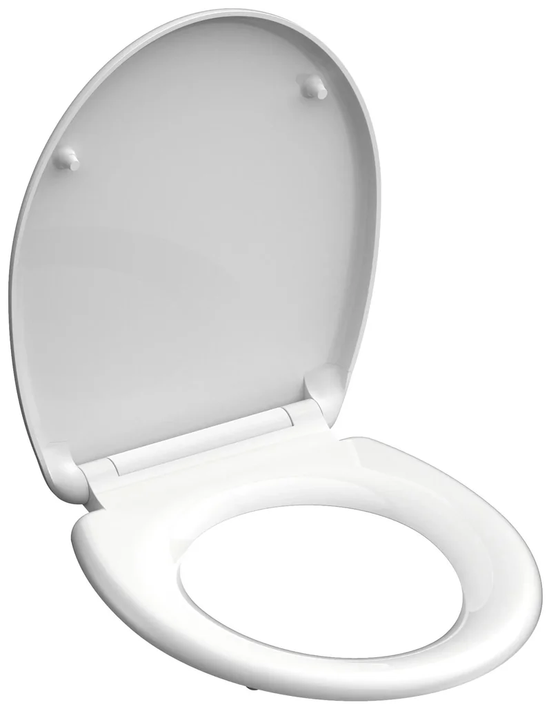 Duroplast WC-Sitz WHITE, mit Absenkautomatik und Schnellverschluss