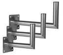 Wandhalter WH 4 Alu MEG-P35/48AT Wandabstand 35 cm