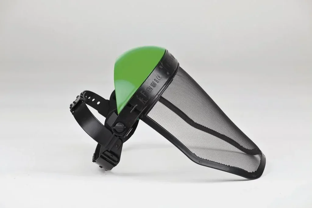 Gesichtsschutz mit Netz Metall