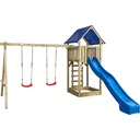 Spielgerät Jonas mit Rutsche blau