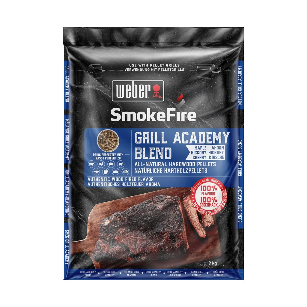 Weber SmokeFire 100% natürliche Holzpellets Grill Academy Blend