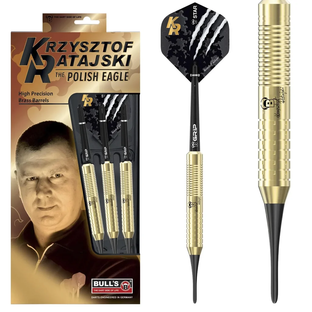 Krzysztof Ratajski Soft Dart, Brass gold 18gr.