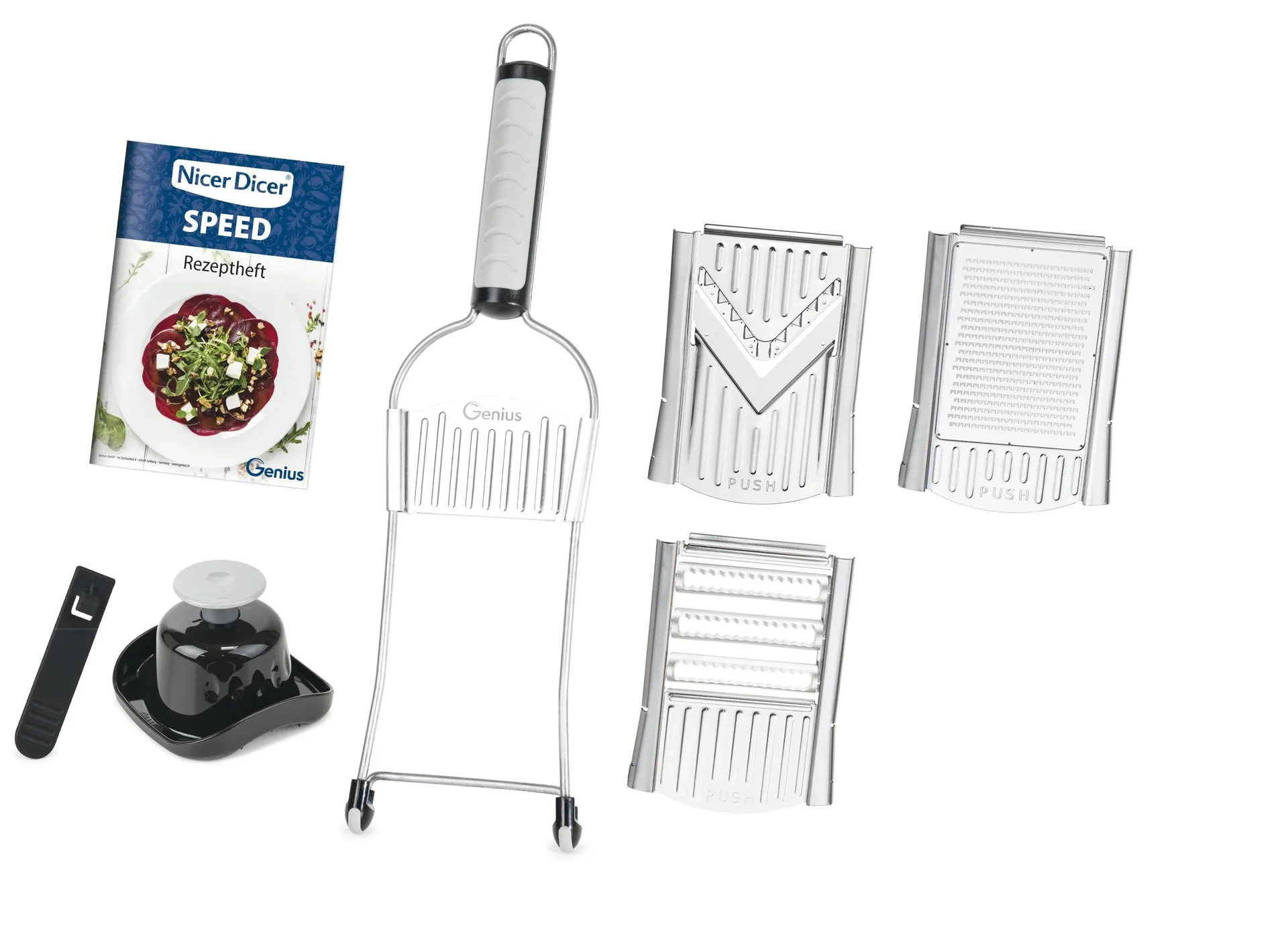 Wechselklingen-Hobel Nicer Dicer Speed, 7-teilig