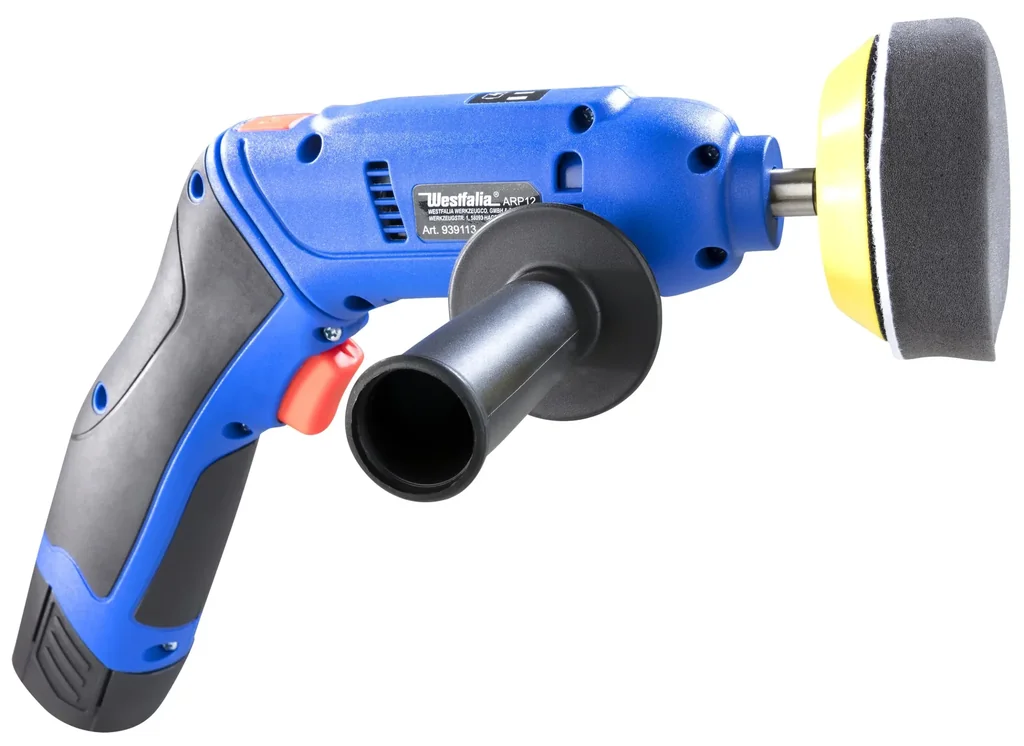 10,8 Volt Akku Poliermaschine Rotation - inklusive Zuberhör und Tasche
