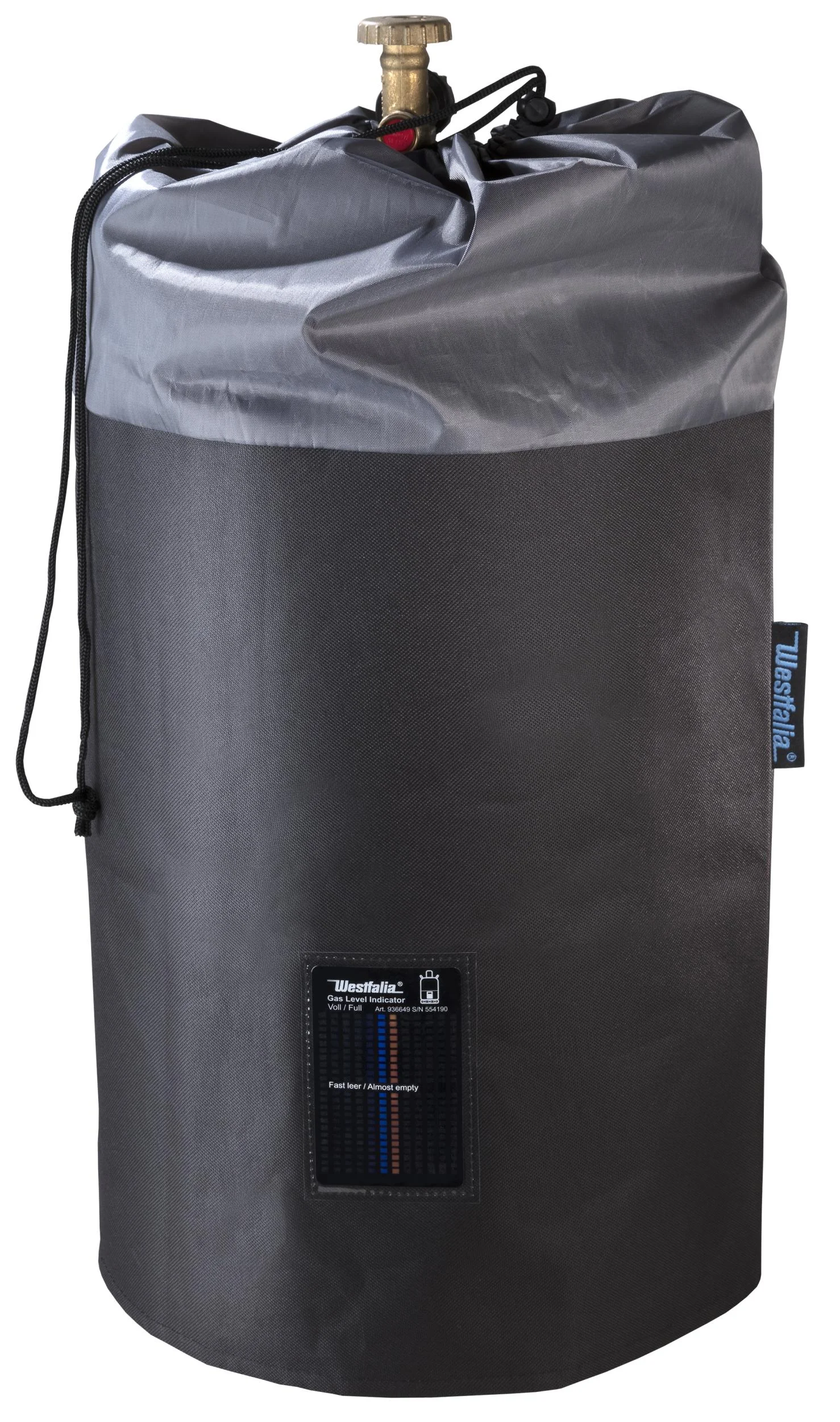 Gasflaschen-Abdeckung mit Gasstandsanzeige