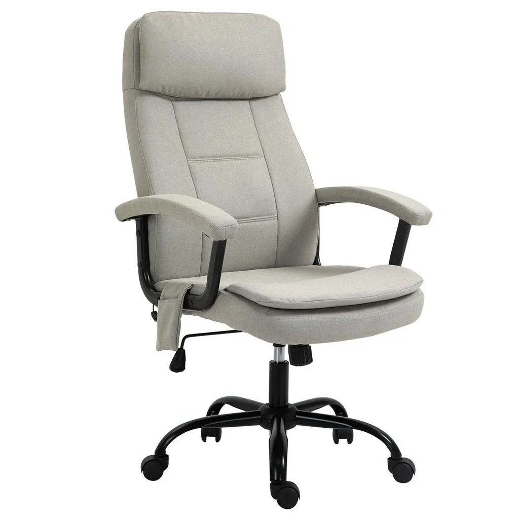 Bürostuhl Massage höhenverstellbarer Chefsessel Gamingstuhl mit Massagefunktion, ergonomischer Drehstuhl Massage Sessel