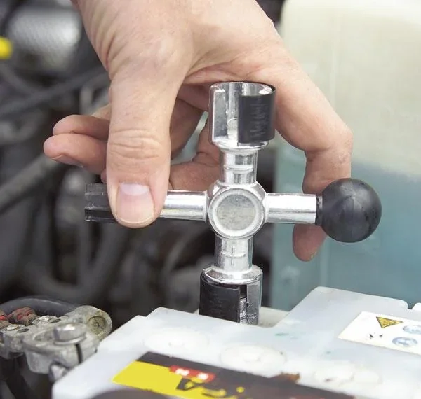 Batterie Pol Reinigungsfräser