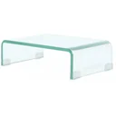 Fernsehmöbel/Monitorständer transparent 40x25x11 cm Glas