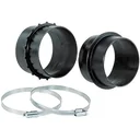 Schlauchverlängerungskupplung von 2 Schellen