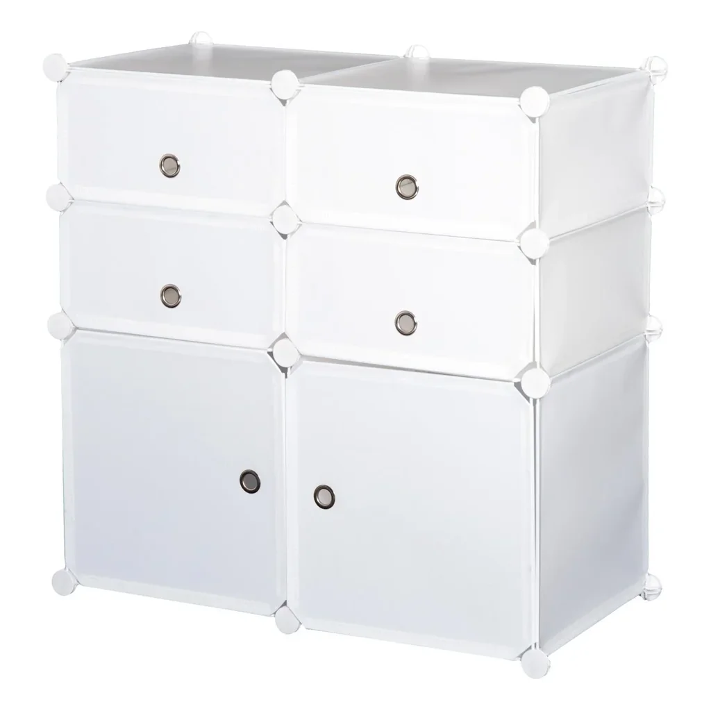 Kleiderschrank, weiß