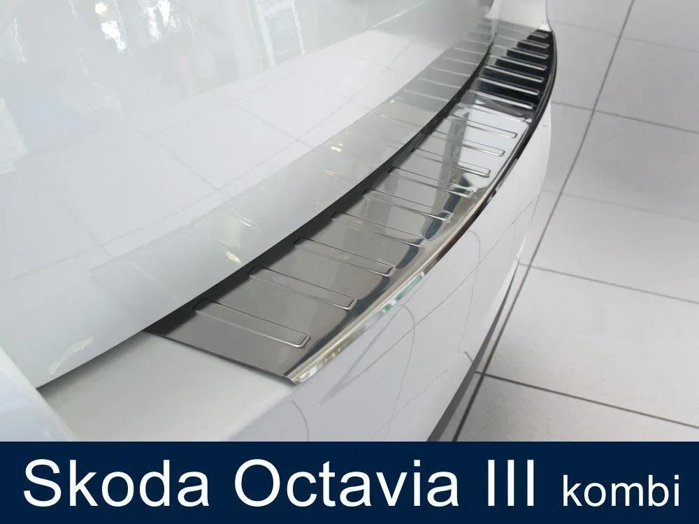 Ladekantenschutz Skoda Rapid / Edelstahl, Baujahr 2012-2015, FL 2015>