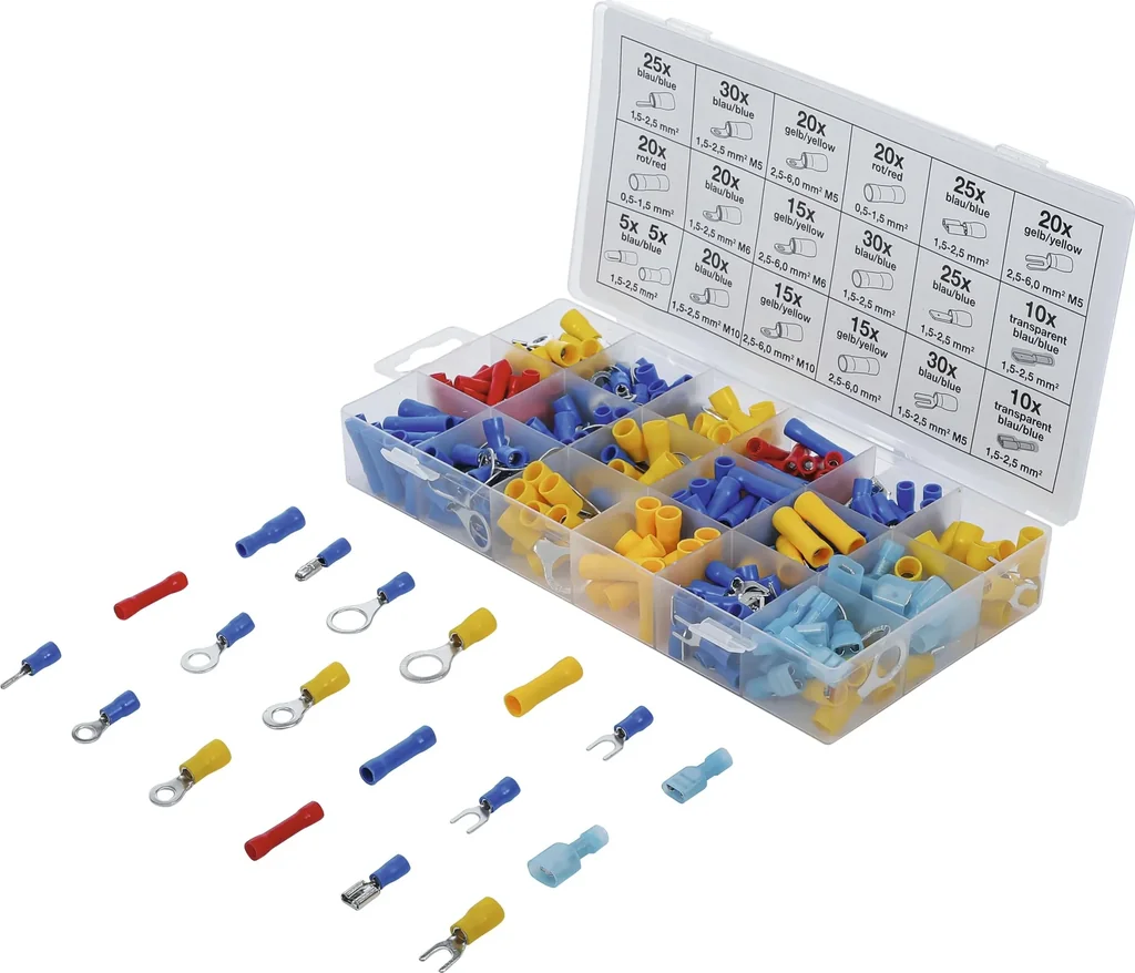 Kabelschuh-Sortiment, 360-teilig