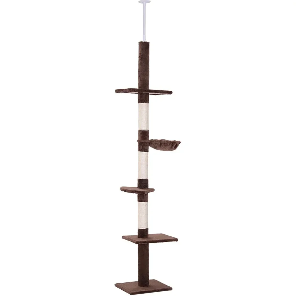 Kratzbaum höhenverstellbar beige