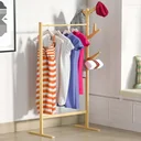 Kleiderbügel aus Bambus mit 8 Haken